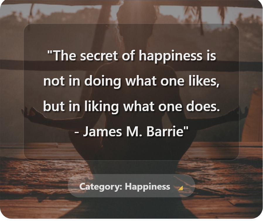the secret of happiness
