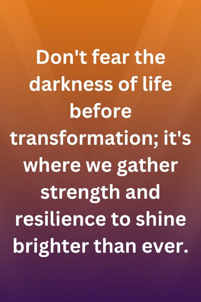 In the cocoon of our old lives, we must shed the heavy layers that bind us and embrace the infinite possibilities of transformation.