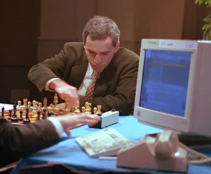 In terms of brain power, a computer developed by IBM called Deep Blue outsmarted chess grandmaster Garry Kasparov in 1997! 