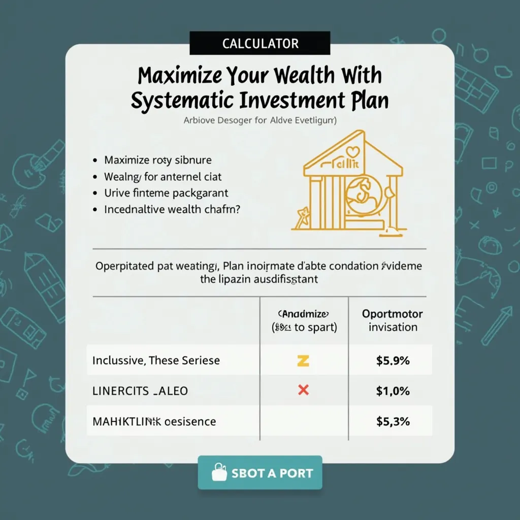 Maximize Your Wealth With Systematic Investment Plan calculator