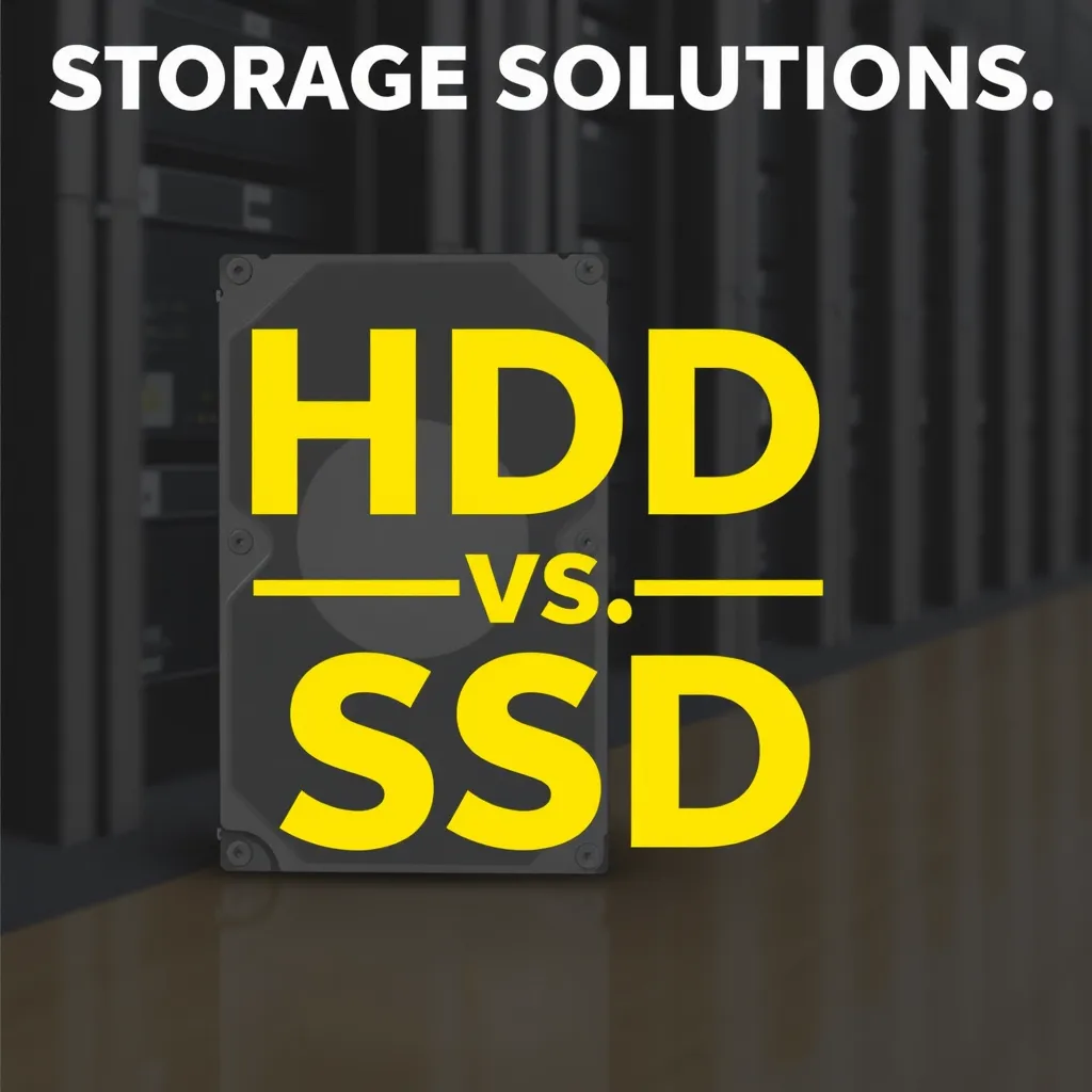 Storage Solutions HDD vs. SSD