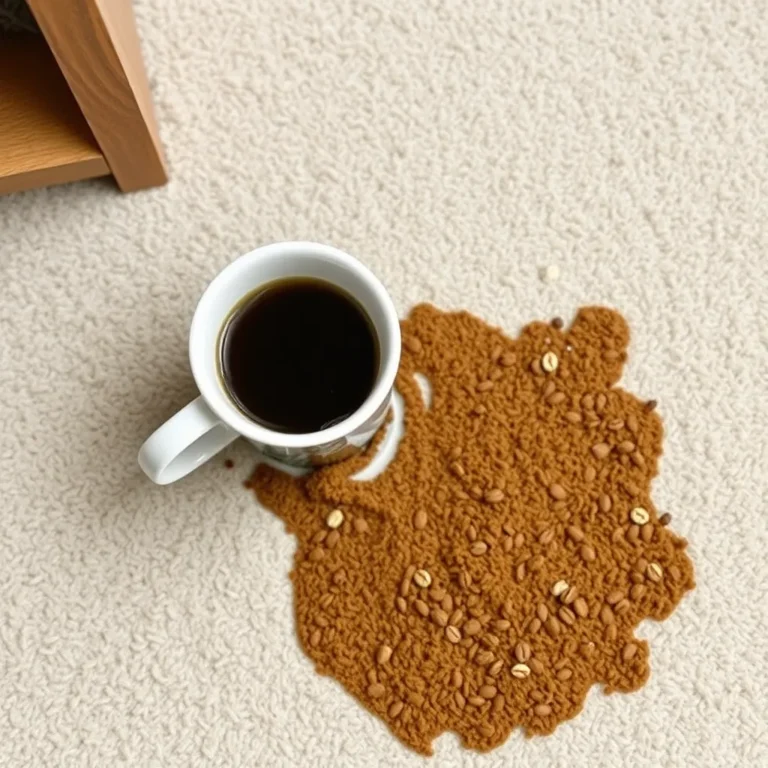How to remove coffee stains from carpet