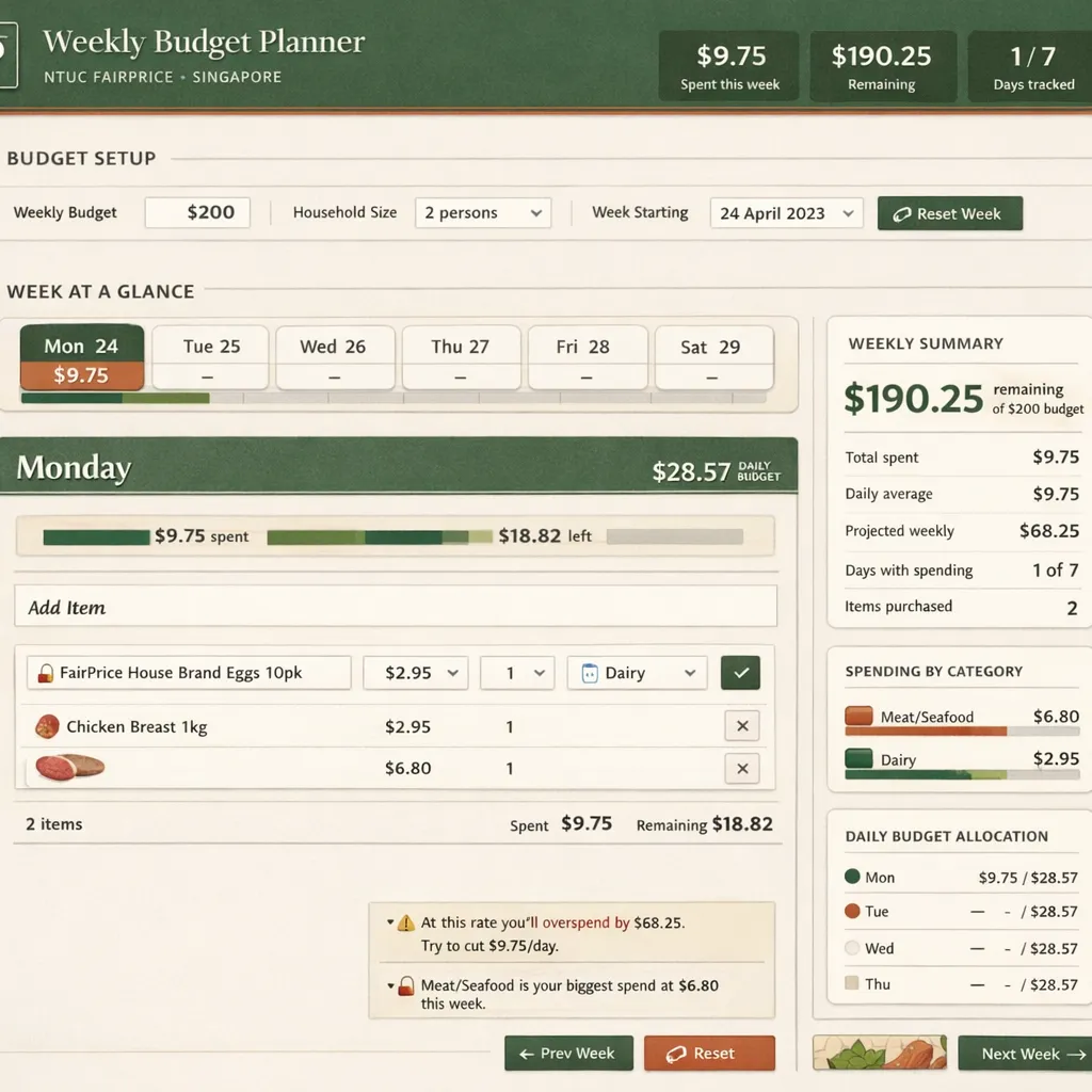 How to use FairPrice stack and save?
