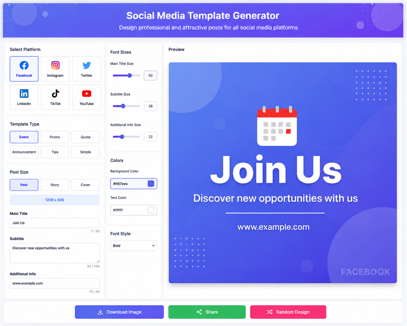 How To Create a Template For Social Media With This Free Tool