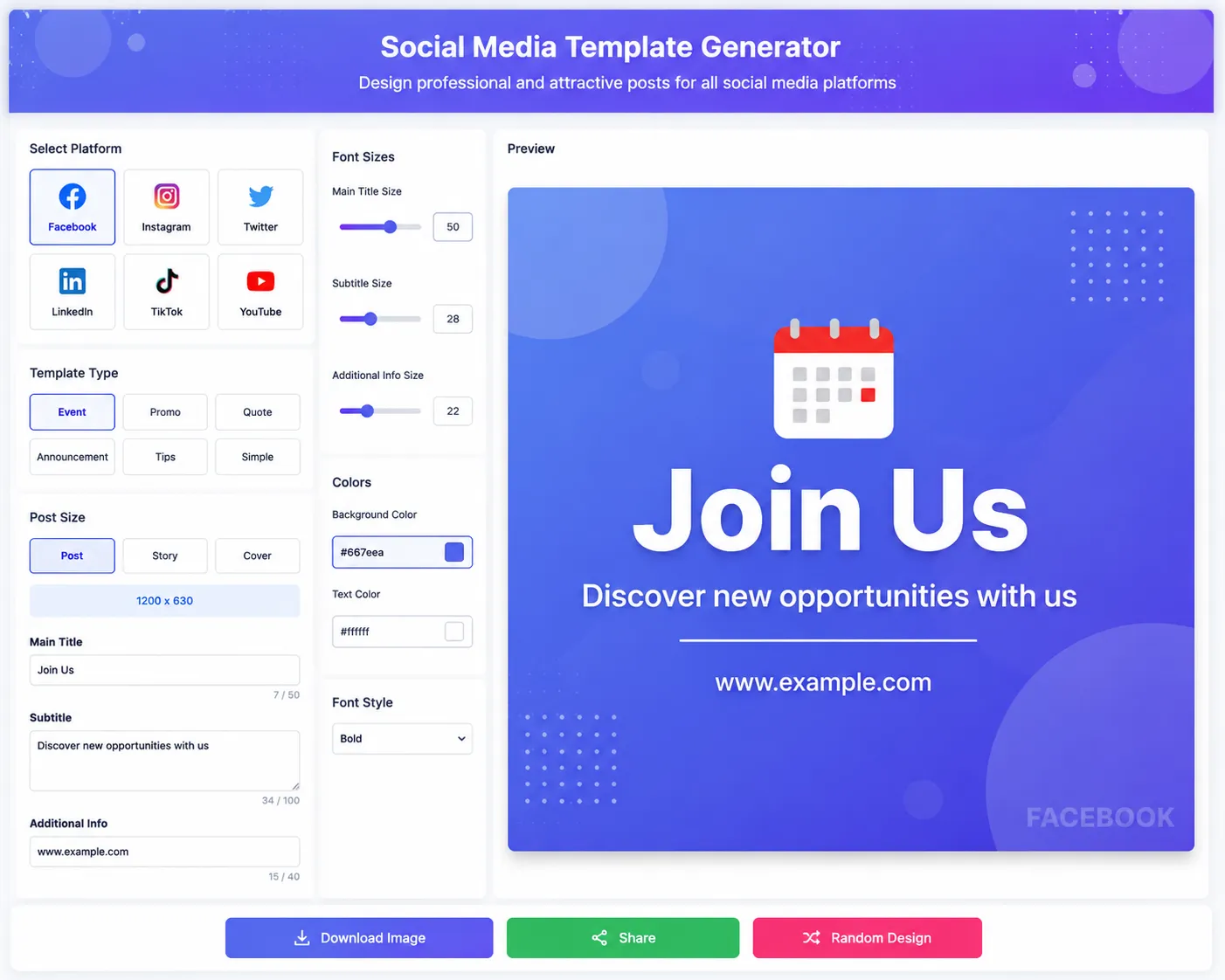 How To Create a Template For Social Media With This Free Tool